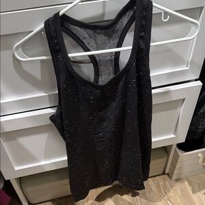 lululemon athletica Black Speckled Tank Top
